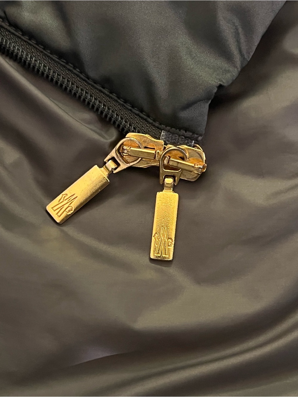 Moncler Black Quilted High-Collar Puffer Jacket - Picture 6 of 6